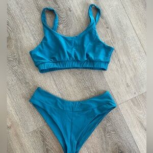 High waisted bikini set